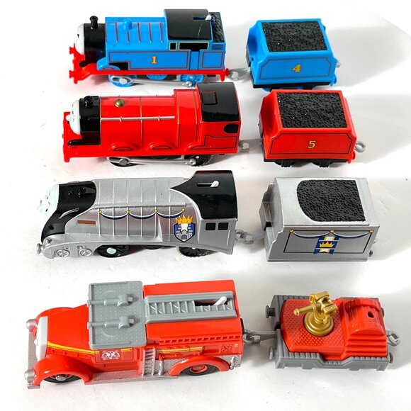 Thomas Trackmaster Train Lot Thomas FLynn Spencer James + Tenders - Picture 1 of 11